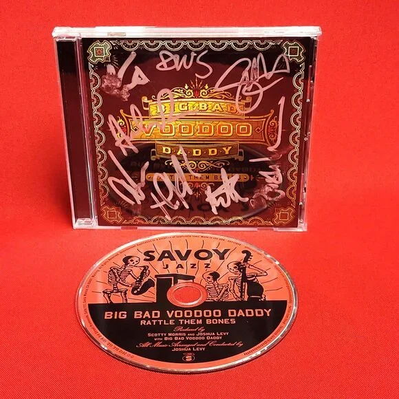 Big Bad Voodoo Daddy Rattle Them Bones CD 2012 Signed